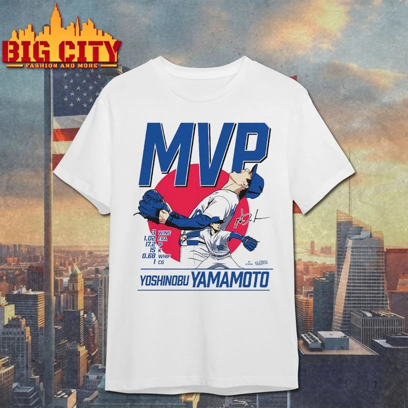 Yoshinobu Yamamoto Series MVP LA Signature Shirt