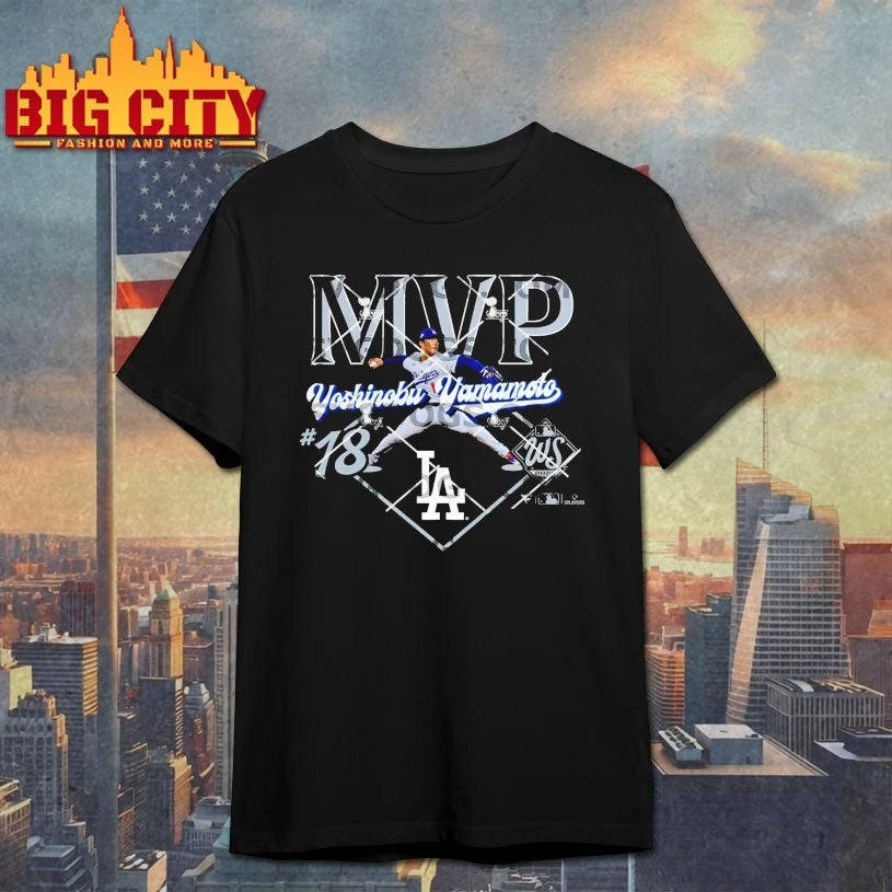 Yoshinobu Yamamoto wins 2025 World Series MVP Shirt