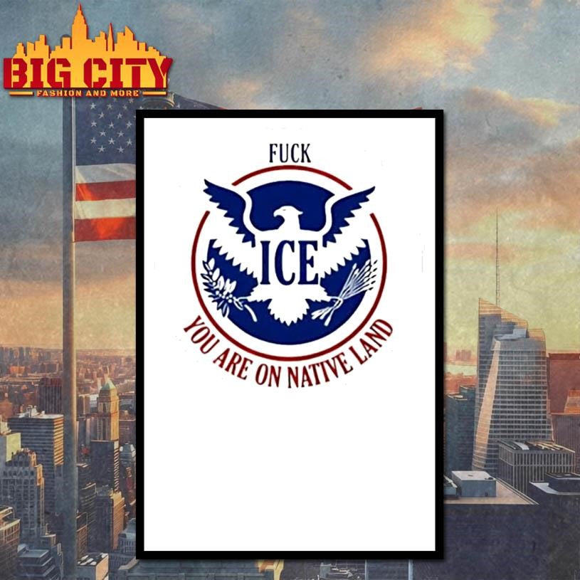 You Are On Native Land Fck Ice Christmas Shirt