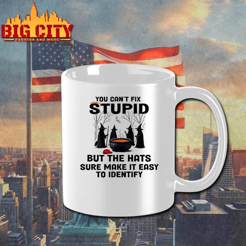 You Can’t Fix Stupid But The Hats Sure Make It Easy To Identify Shirt