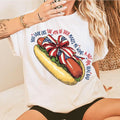 You Look Like The 4th Of July Makes Me Want A Hot Dog Real Bad Shirt, Funny 4th Of July Hot Dog Lover Shirt, USA, Fourth...