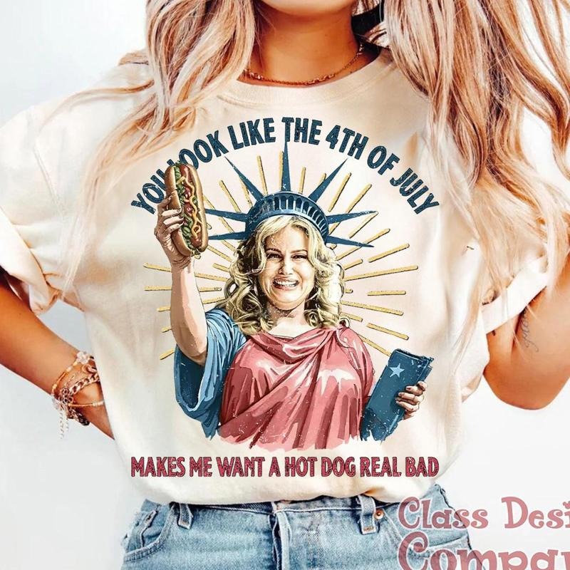 You Look Like the 4th of July, Funny Fourth of July Shirt, 4th Of July Movie Meme Shirt, Patriotic Sublimation, July 4th...