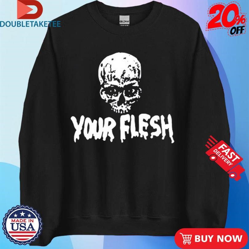 Your Flesh Magazine Skull Buddy Logo T-Shirts