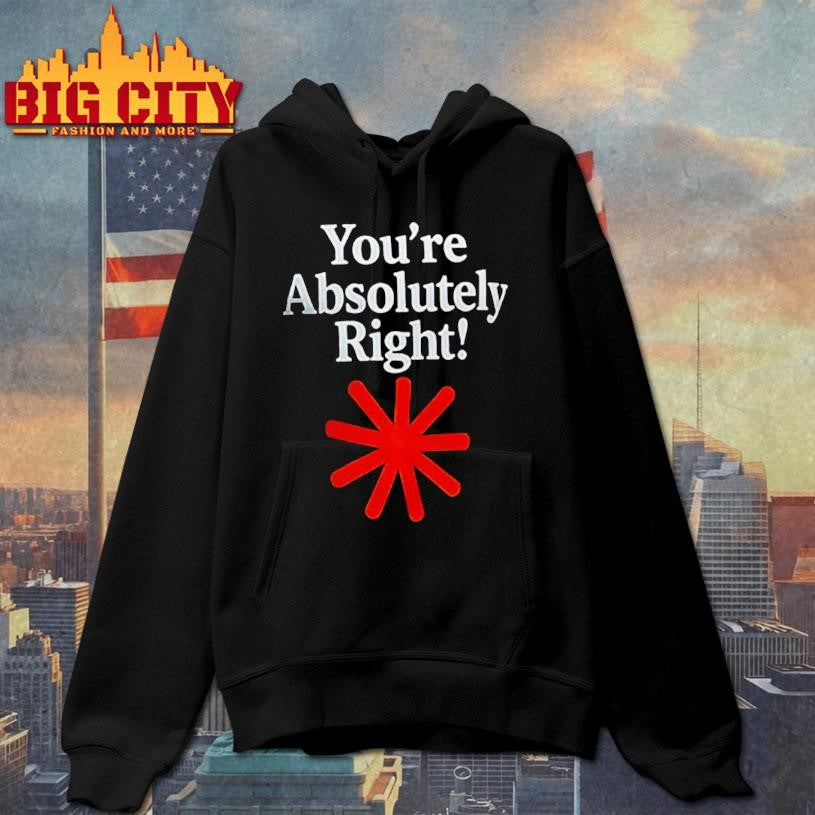 You’re absolutely right shirt