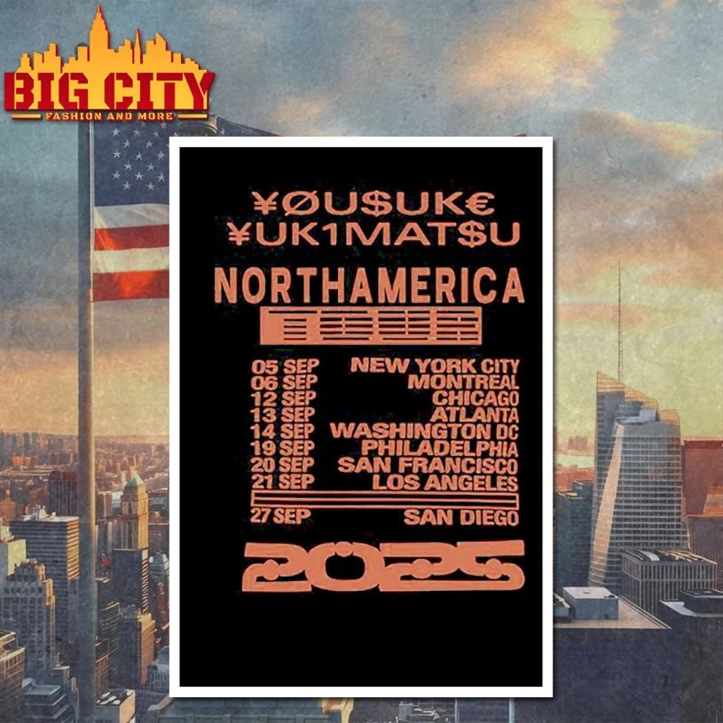 Yousuke Yukimatsu Tour 2025 North America Shirt