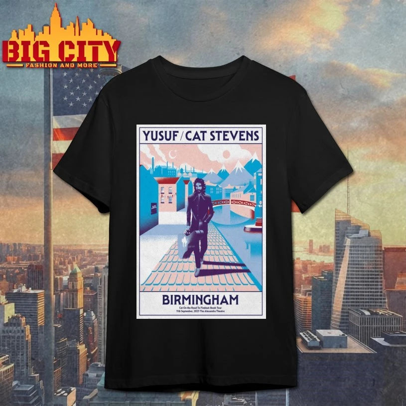 Yusuf Cat Stevens September 11, 2025 The Alexandra in Birmingham, UK Poster shirt