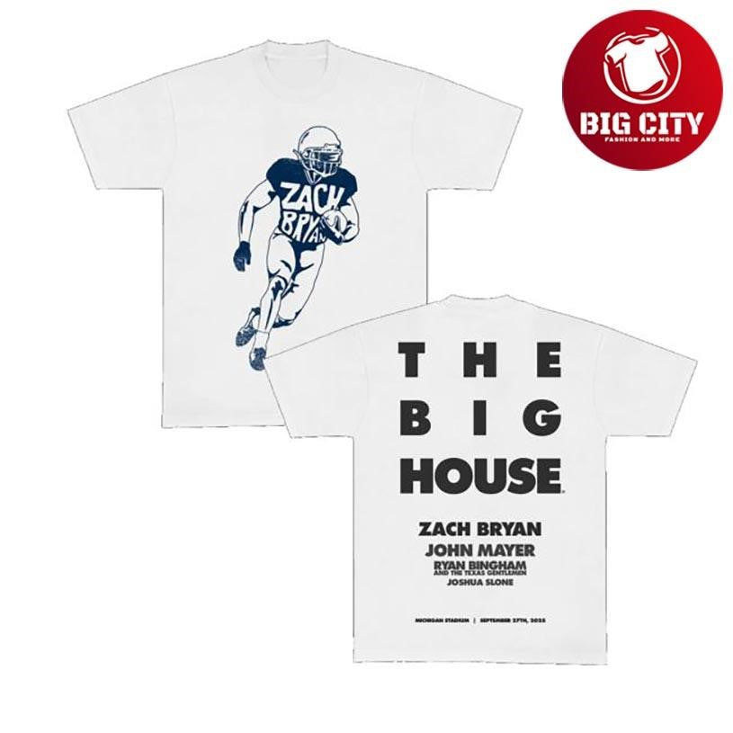 Zach Bryan Zb Big House Two Sided Shirt