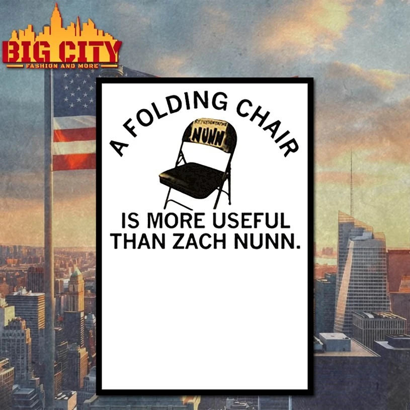 Zach nunn is a folding chair heavyweight shirt