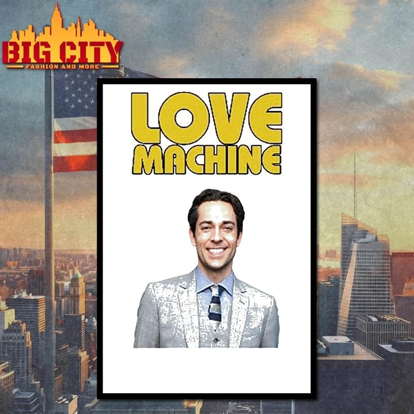 Zachary Levi Love Machine Raglan shirts