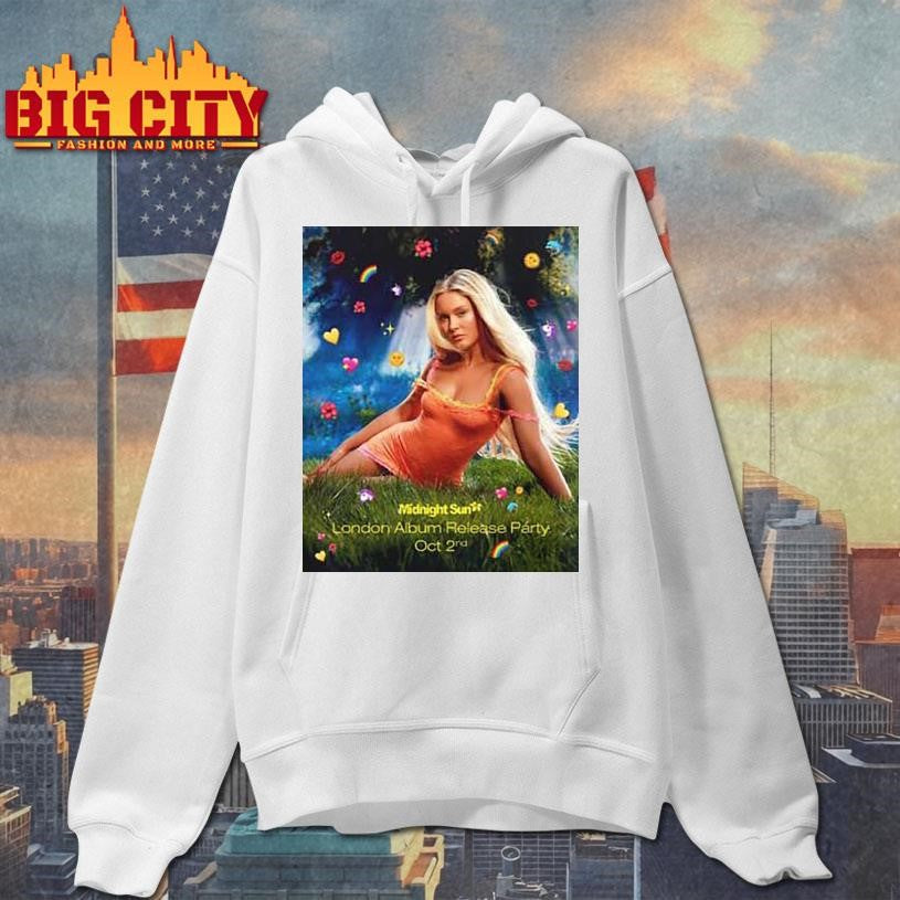 Zara Larsson Midnight Sun London Album Release Party On October 2 2025 Essentials Shirt
