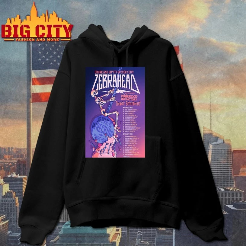 Zebrahead The 30 Years of Wrecking Europe Tour 2026 Poster shirt