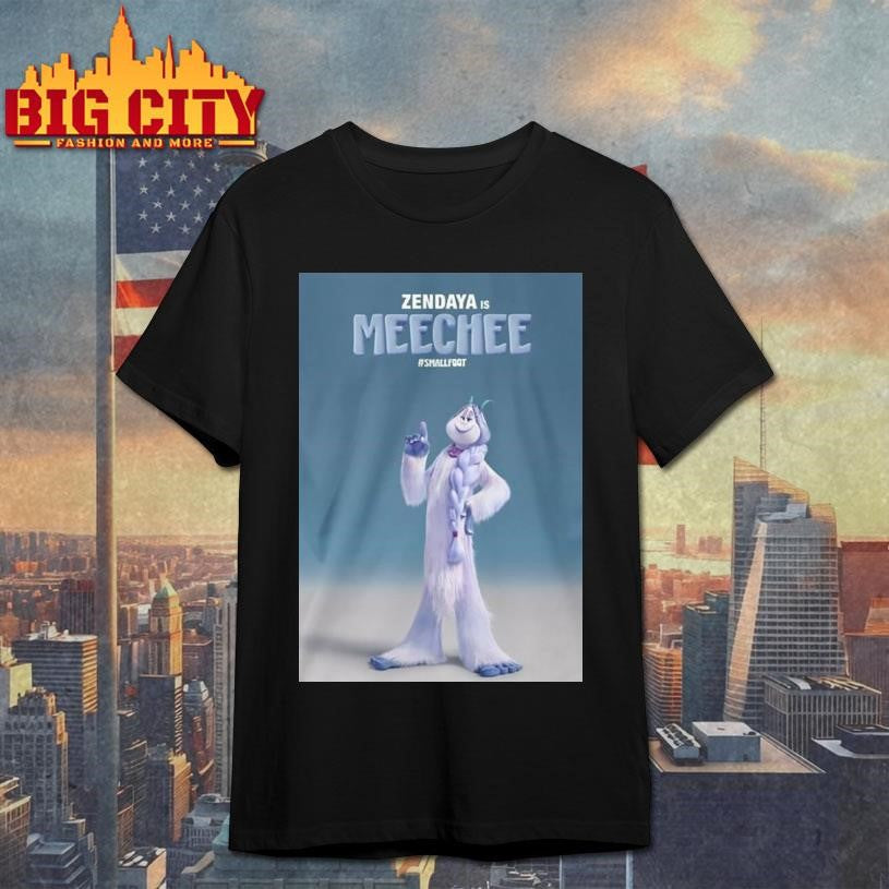 Zendaya Is Meechee In Smallfoot Shirt