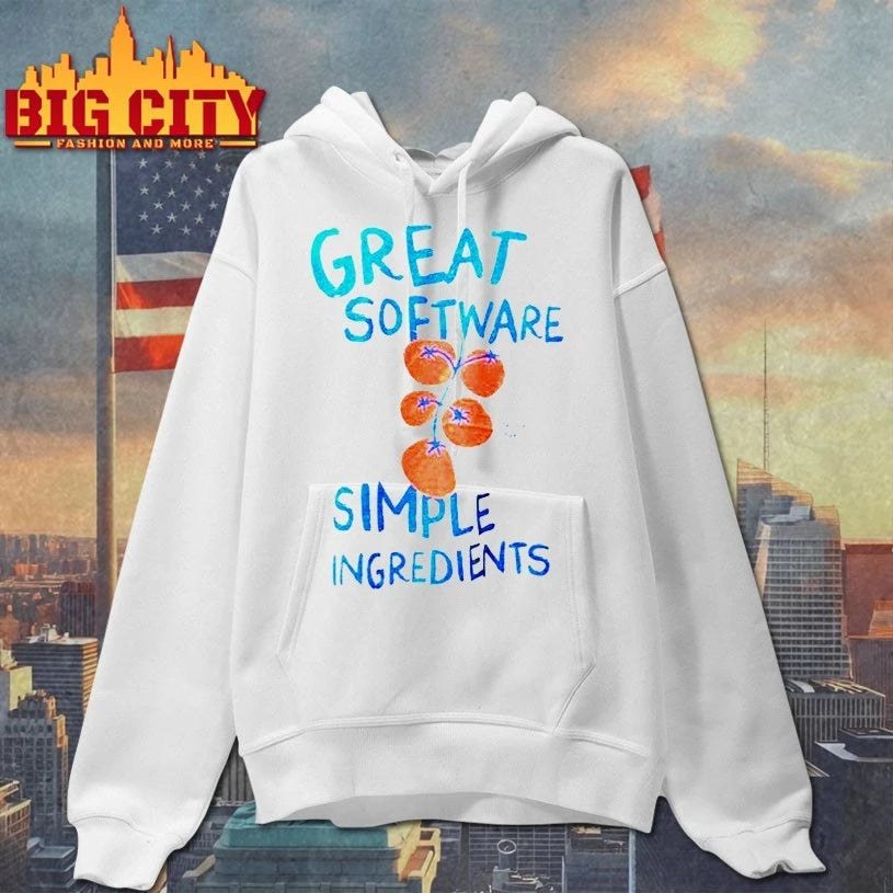 Zeno Rocha Great Software Resend Studios Simple Ingredients shirt