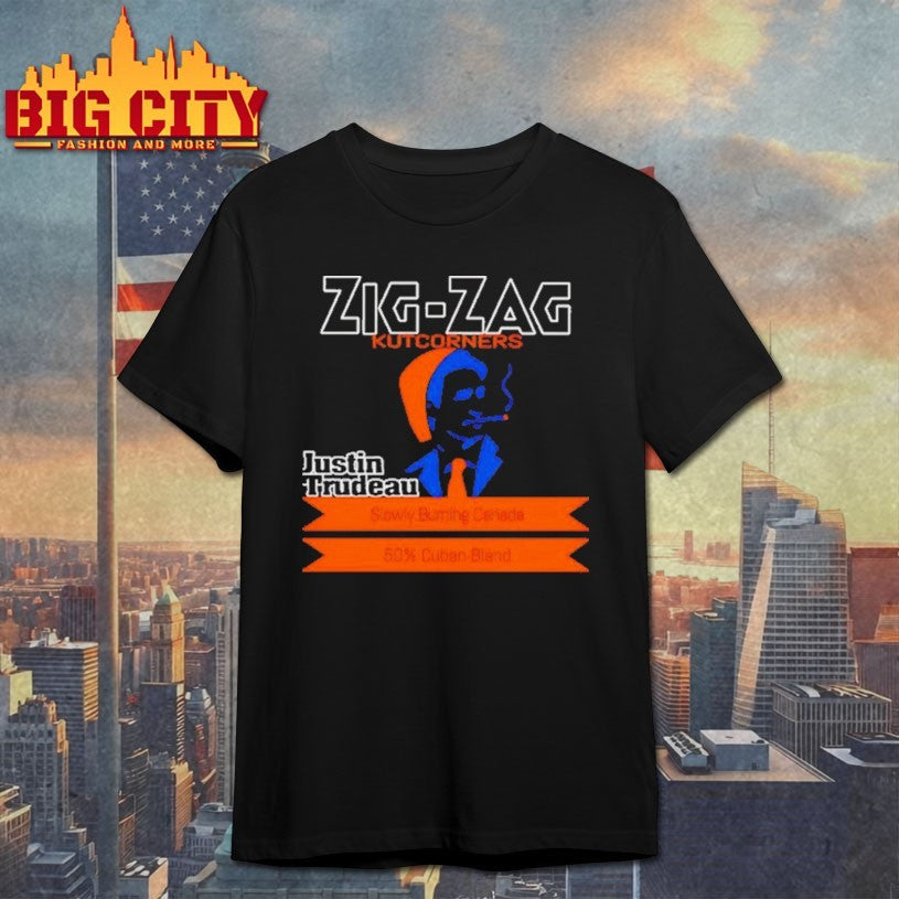 Zig zag kutcorners Justin Trudeau Shirt