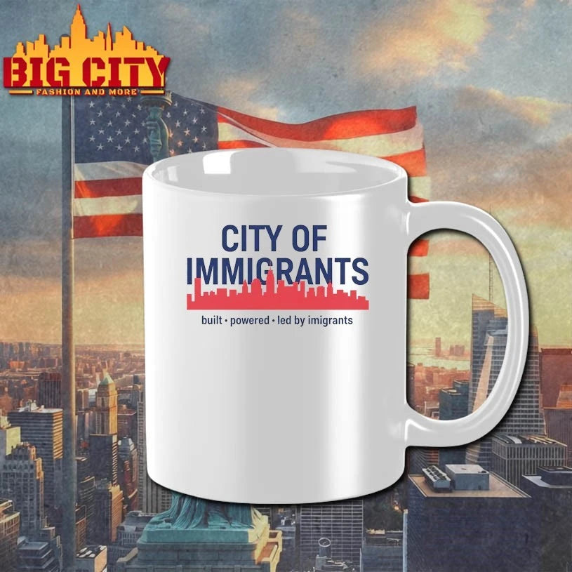 Zohran City of Immigrants Buil Powered led by imigrants shirt