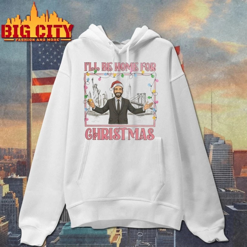 Zohran Mamdani I’ll Be Home For Christmas shirt