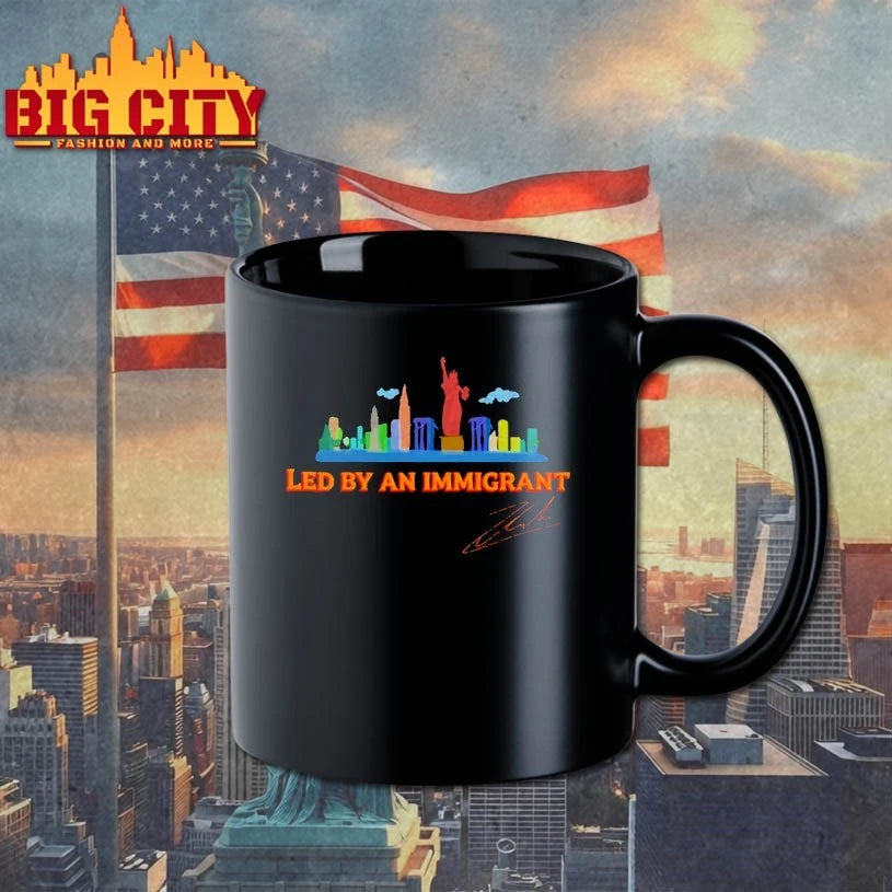 Zohran Mamdani Led By An Immigrant New York City skyline Shirt
