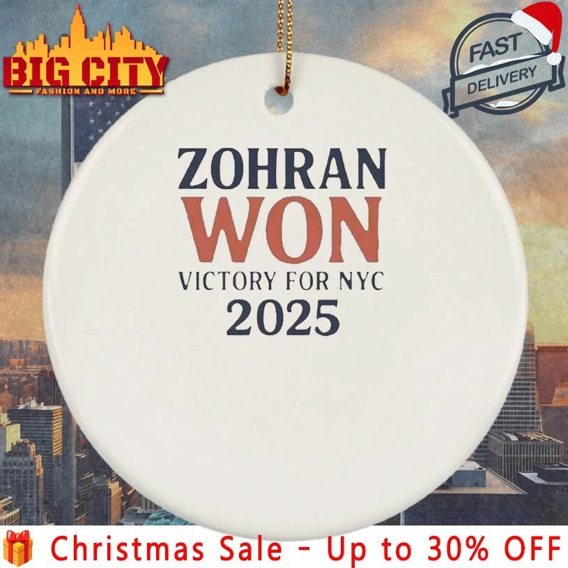 Zohran Mamdani Won Victory For Nyc 2025 Shirt