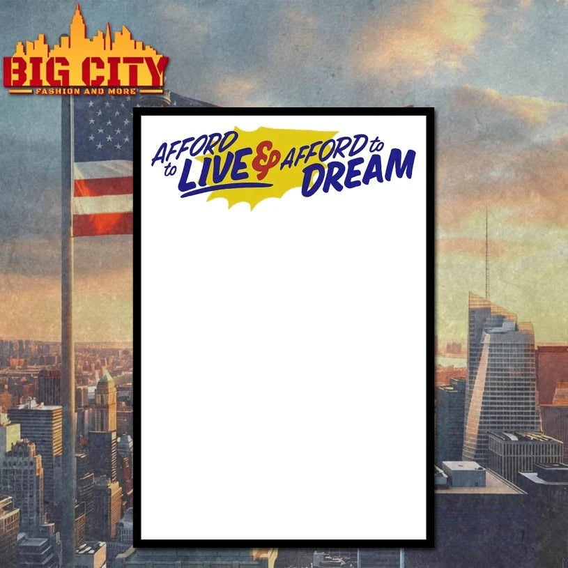 Zohran Mamdani afford to live ep Afford to dream shirt