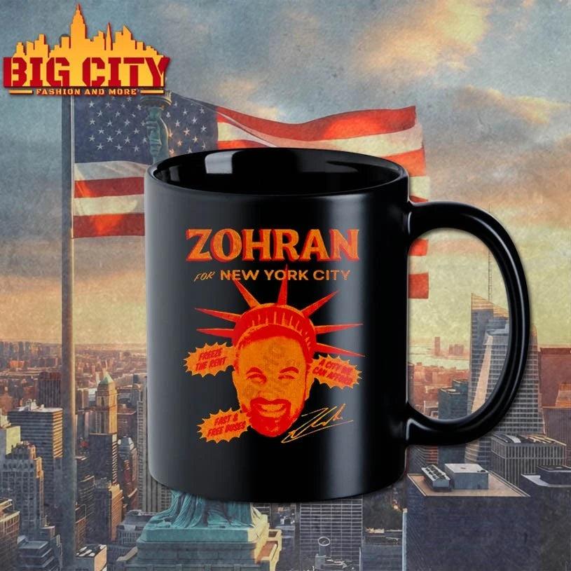 Zohran for New York City freeze the rent a city we can afford signature shirt