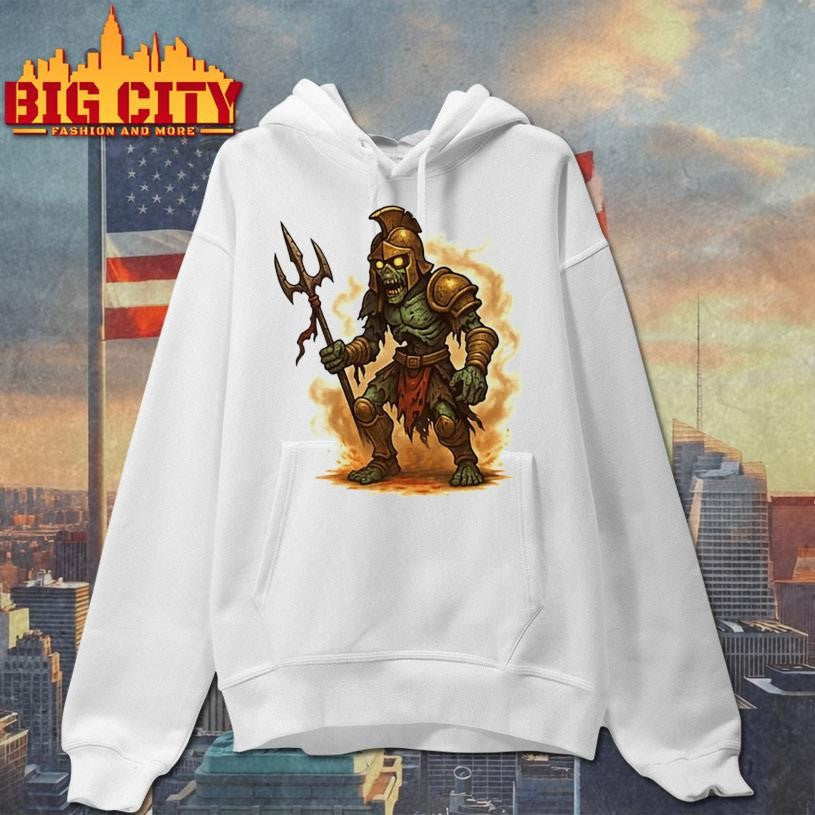 Zombie Gladiator With Broken Trident Shirt