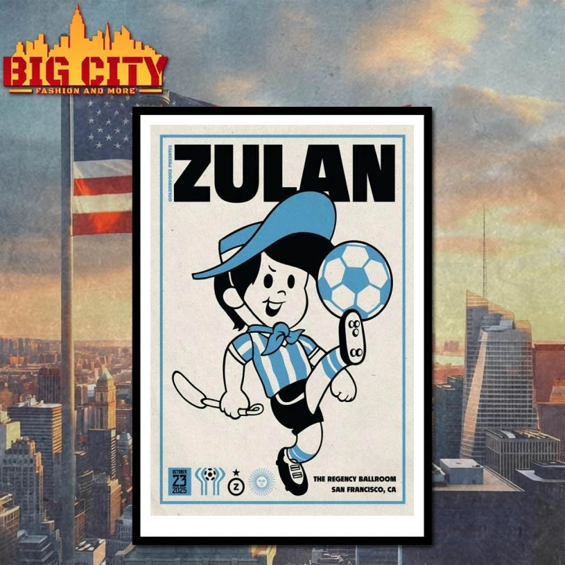 Zulan At The Regency Ballroom San On Oct 23 2025 Poster shirt