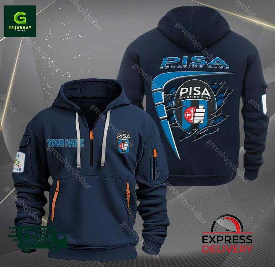 AC Pisa 1909 Personalized Quarter Zip Hoodie