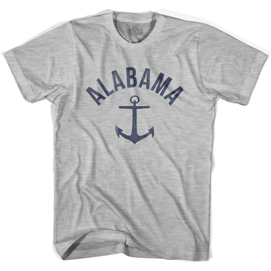 Alabama State Anchor Home Cotton Adult T-shirt