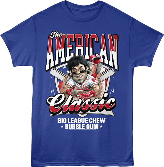 American Classic Baseball Slide Big League Chew T-Shirt