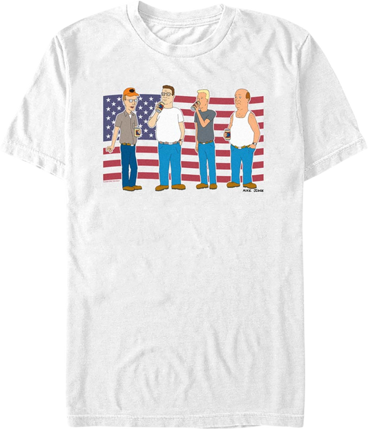 American Flag King of the Hill T-Shirt