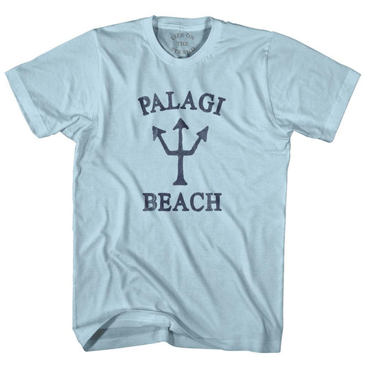 American Samoa Palagi Beach Trident Adult Cotton T-Shirt Style004