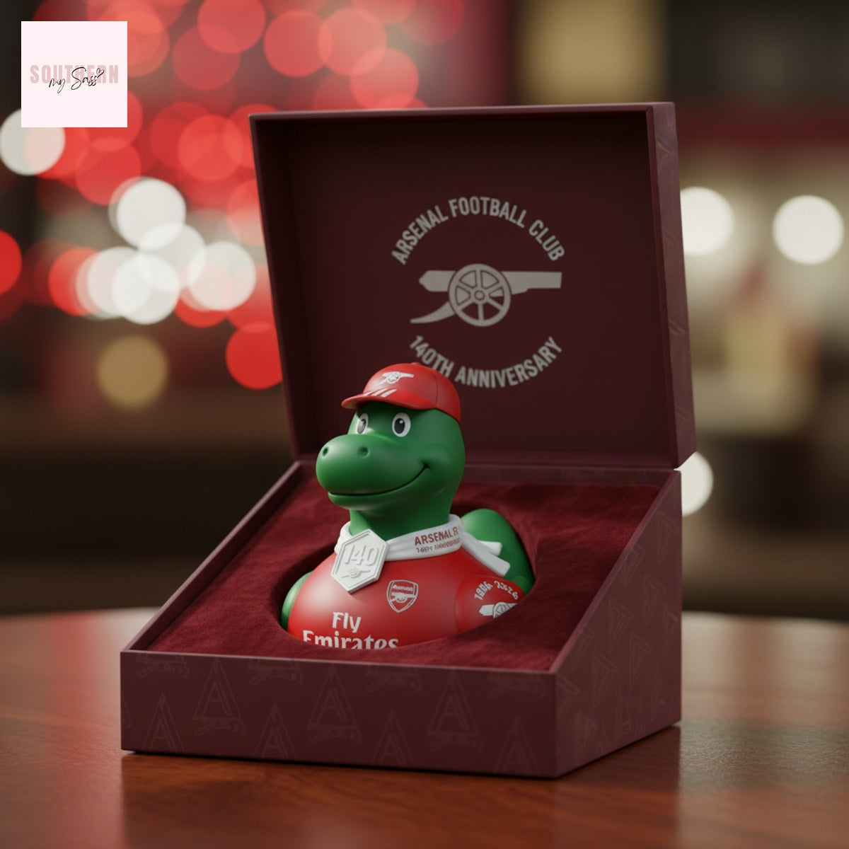 Arsenal FC 140th Anniversary Commemorative Mascot Rubber Duck
