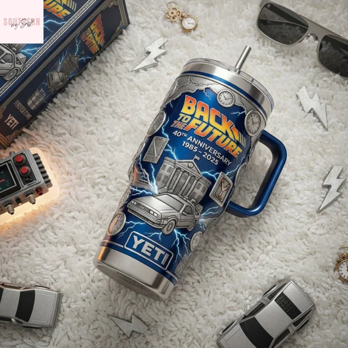 Back To The Future 40th Anniversary Forever In Time Tumbler