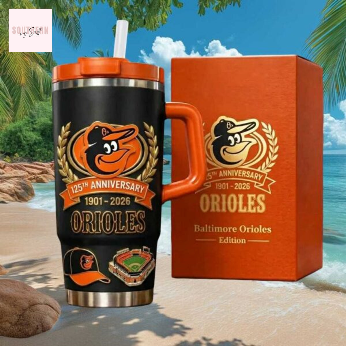Baltimore Orioles 125th Anniversary 1901-2026 Tumbler