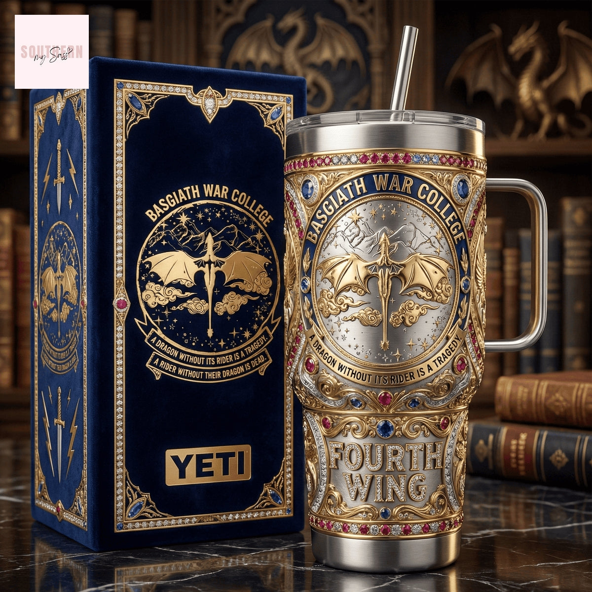 Basgiath War College Fourth Wing Tumbler