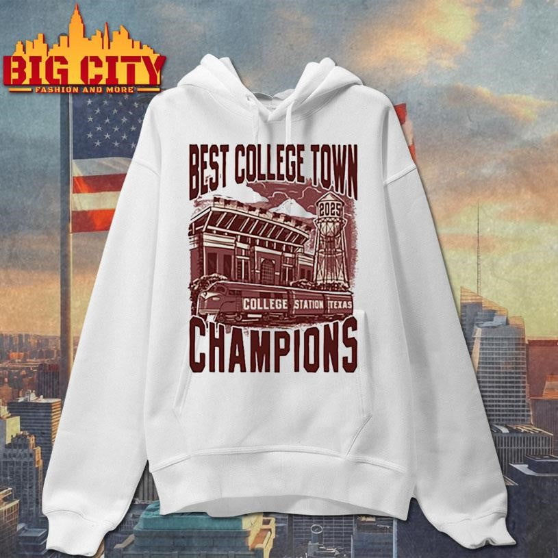 best college town 2025 shirt