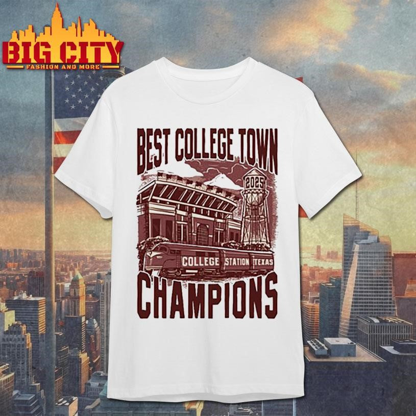 best college town 2025 shirt