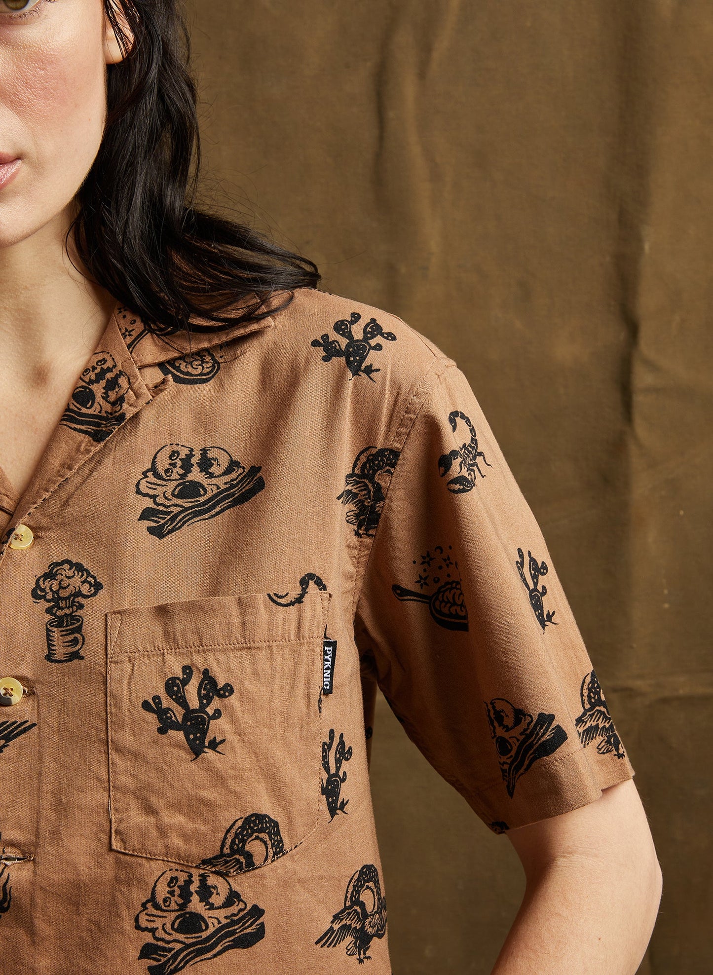 Brain Fried Button-Up