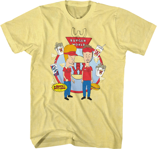 Burger World Beavis And Butt-Head T-Shirt