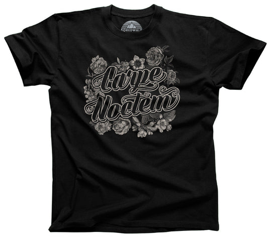 Carpe Noctem T-Shirt Goth Soft Grunge Boho Vampire Seize the Night - Relaxed Unisex Fit