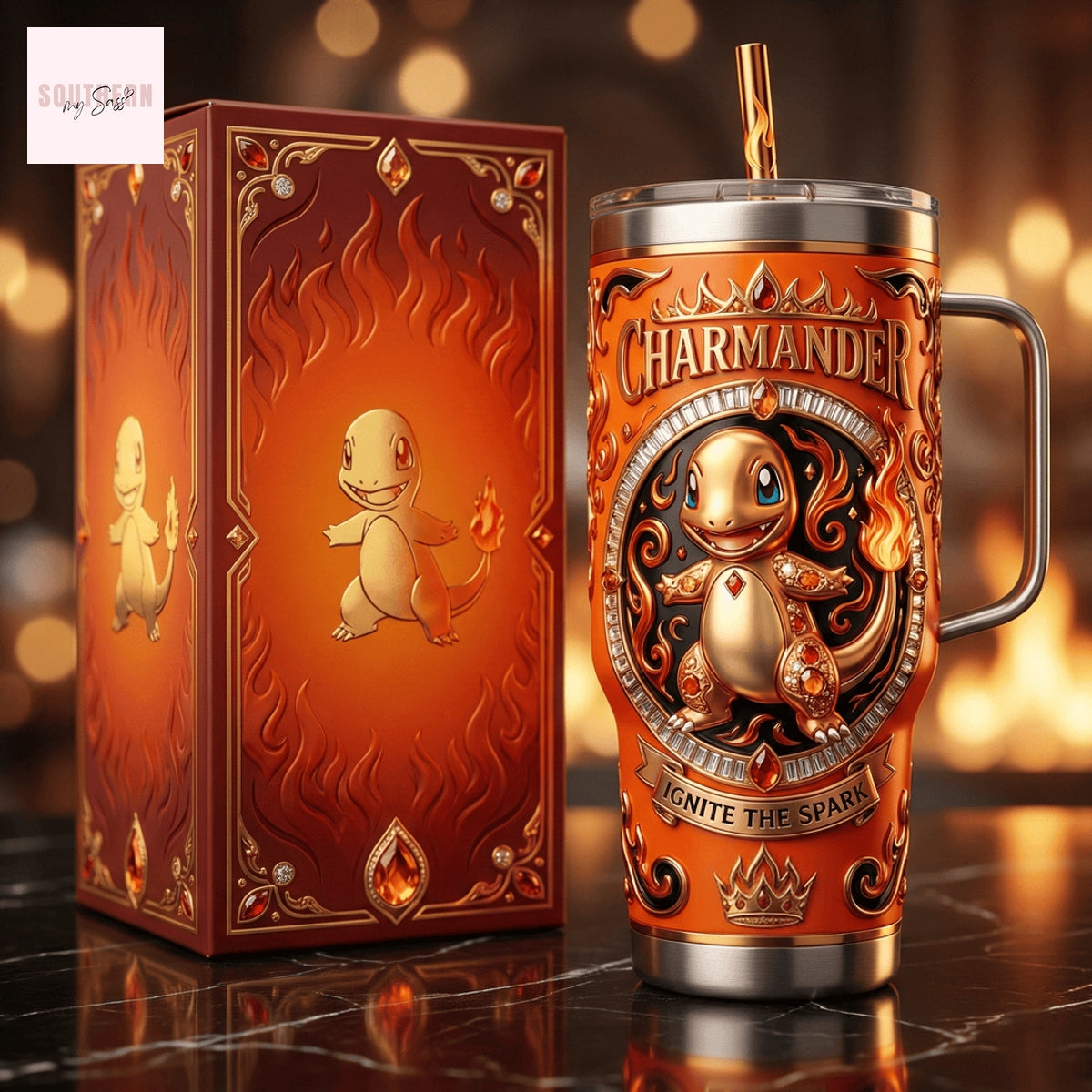 Charmander Ignite The Spark Tumbler