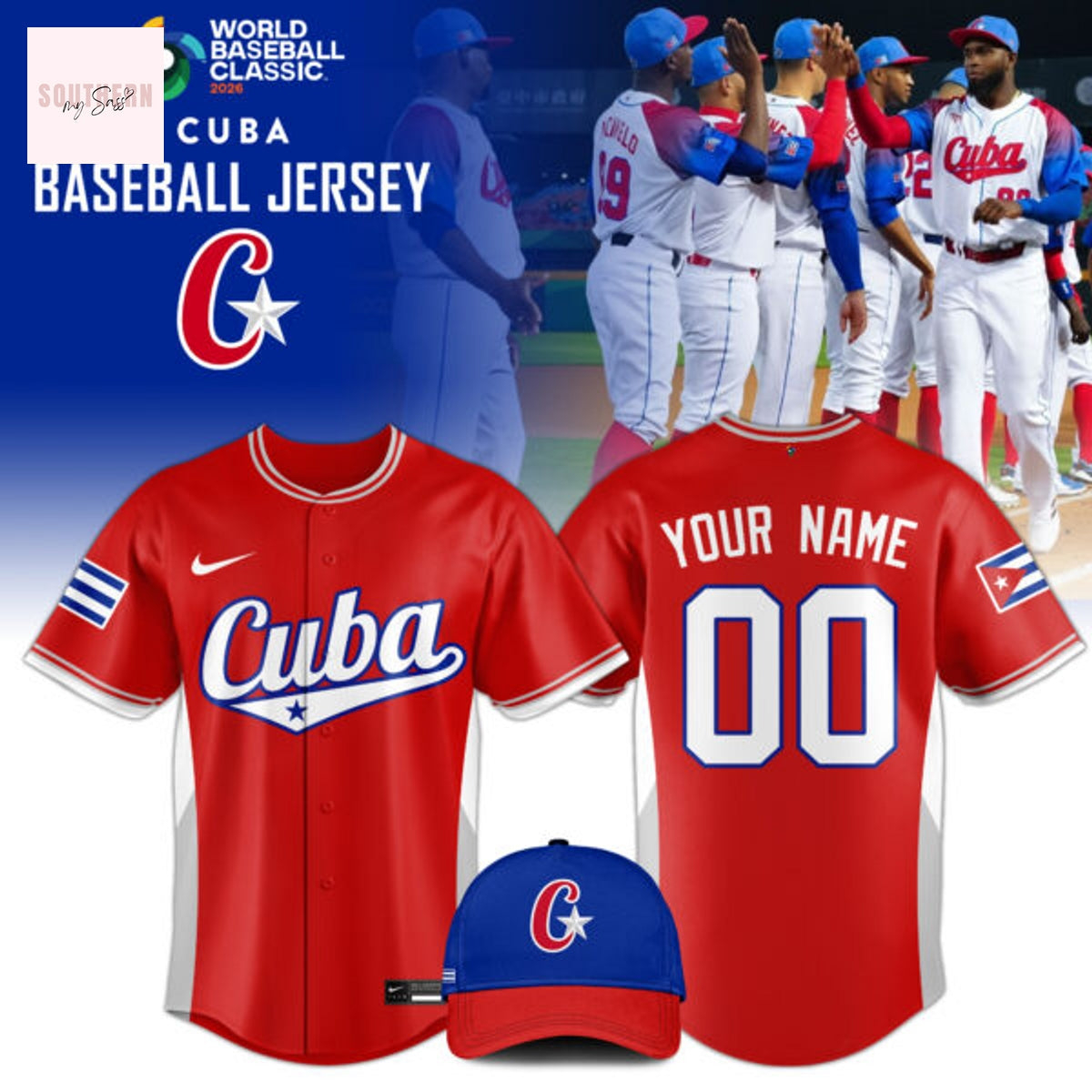 Cuba Baseball 2026 World Baseball Jersey