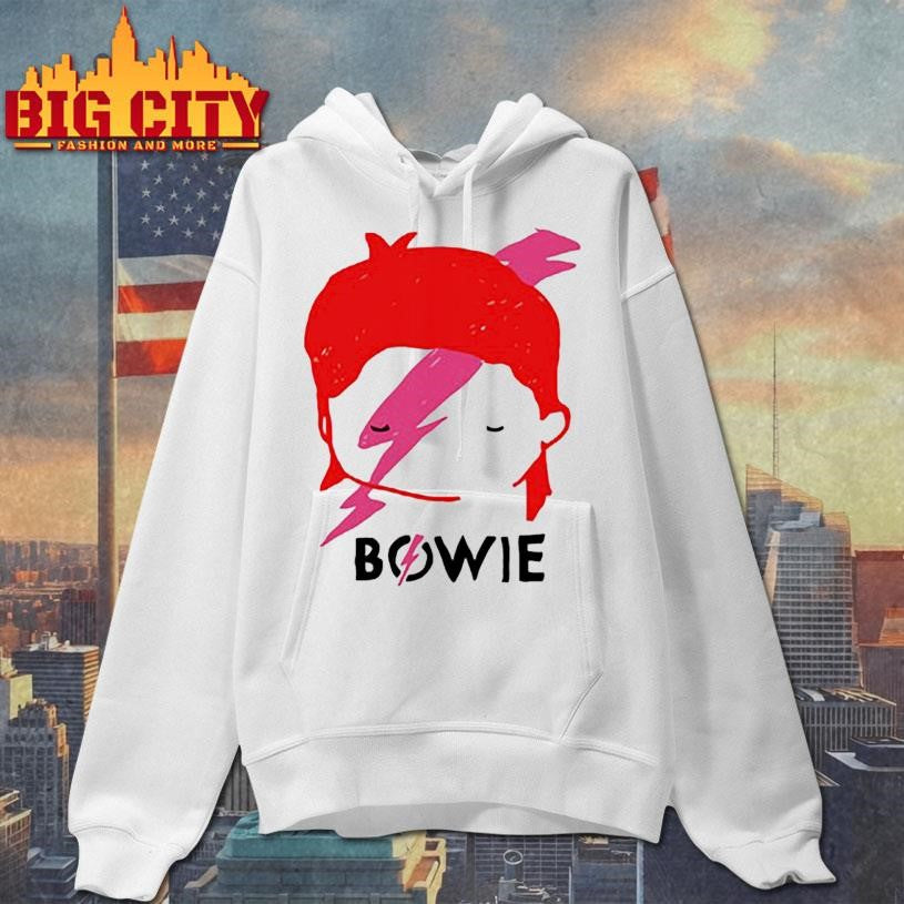 david bowie aladdin sane lightning bolt sketch shirt