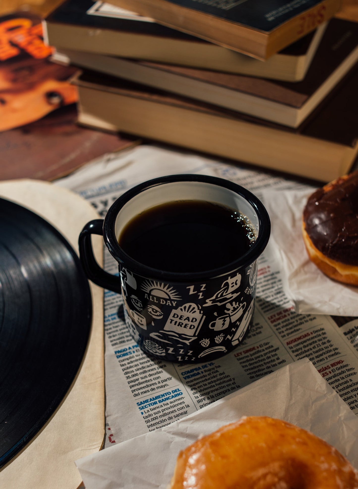 Dead Tired Enamel Mug