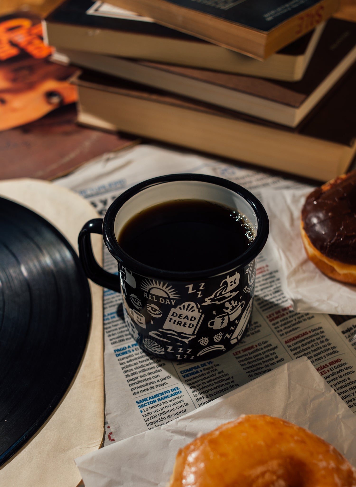 Dead Tired Enamel Mug