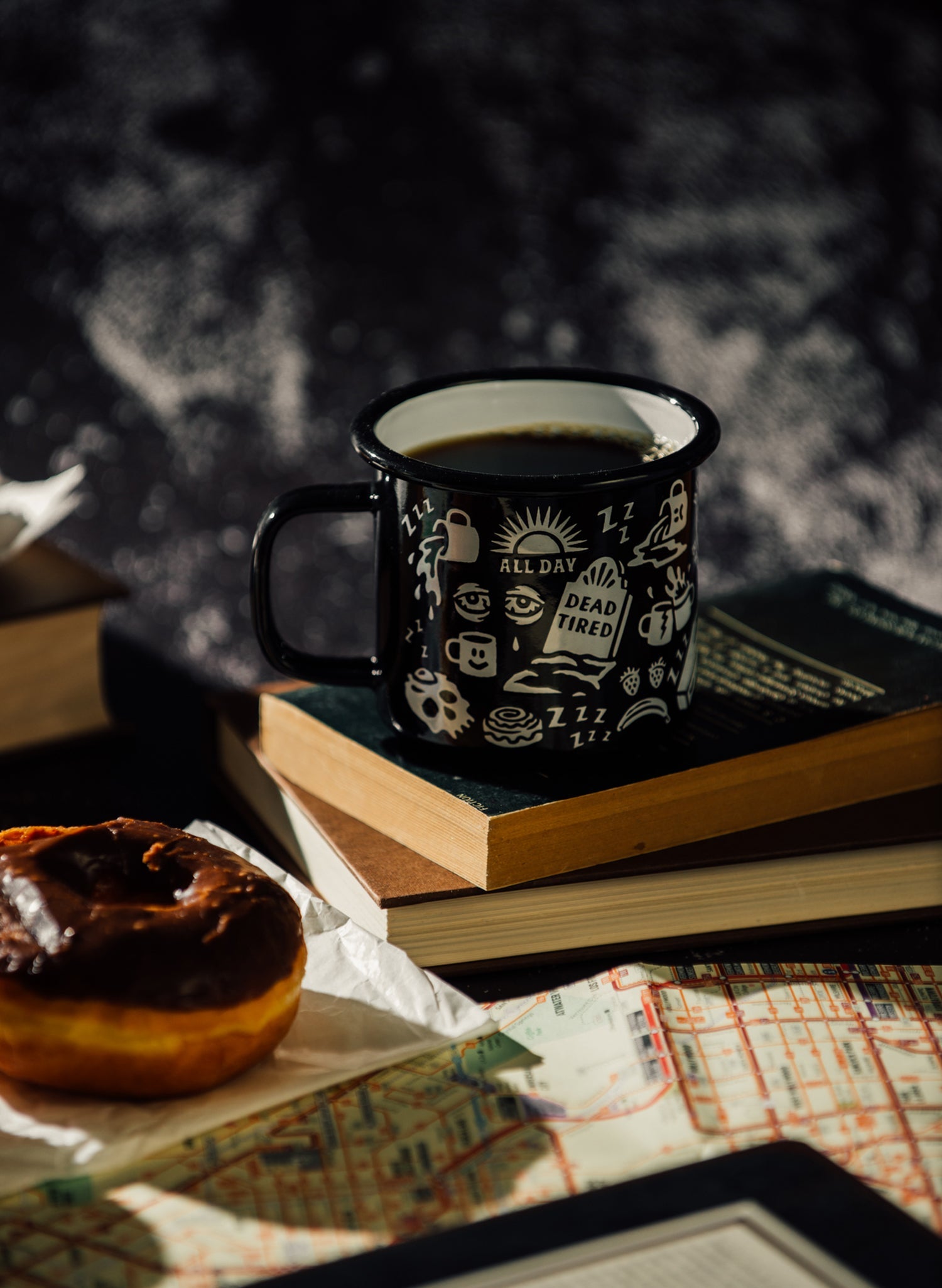 Dead Tired Enamel Mug