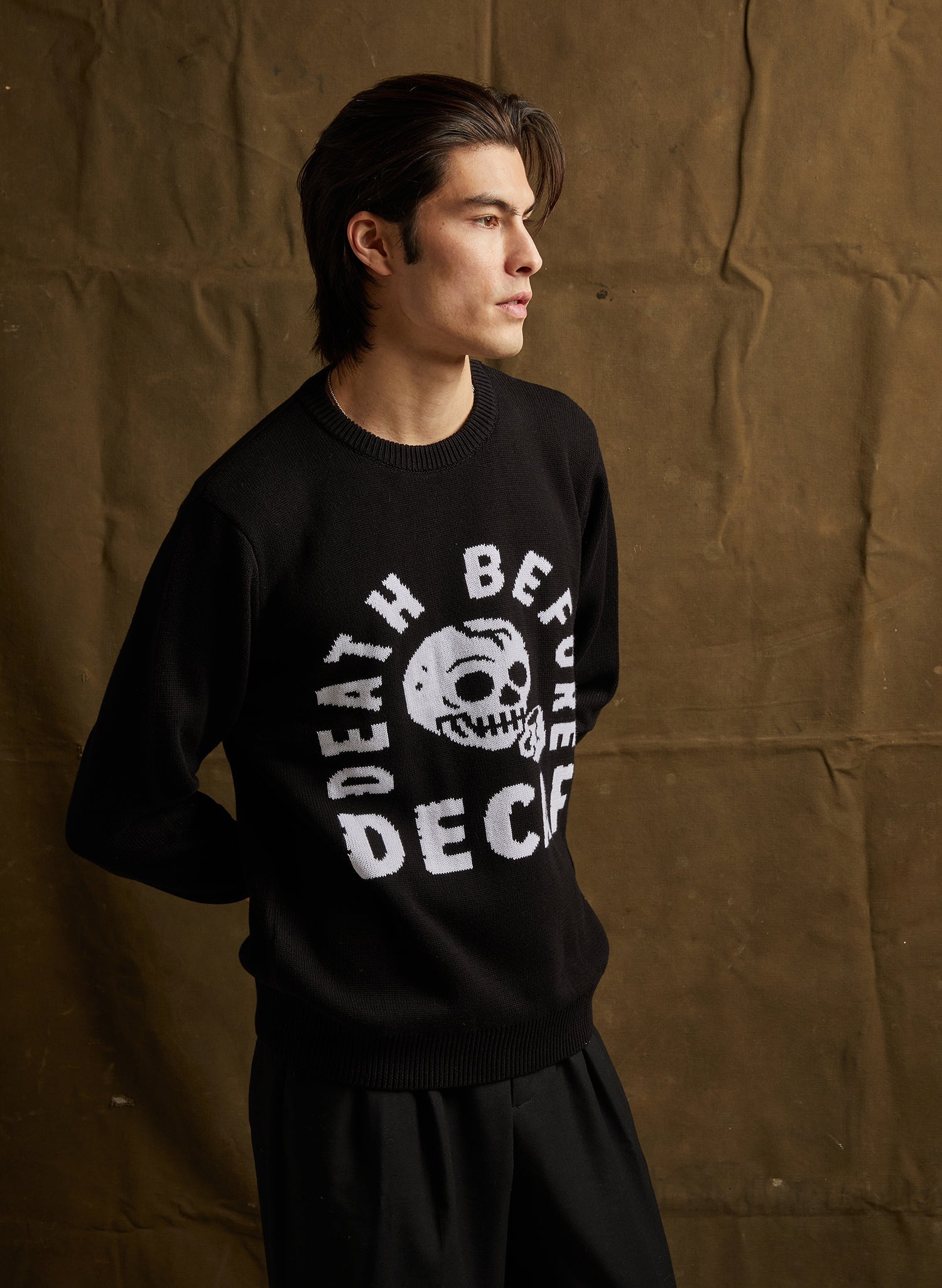 Death Before Decaf Sweater