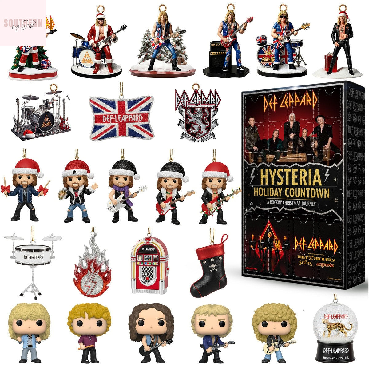 Def Leppard Hysteria Holiday Countdown Advent Calendar 2025