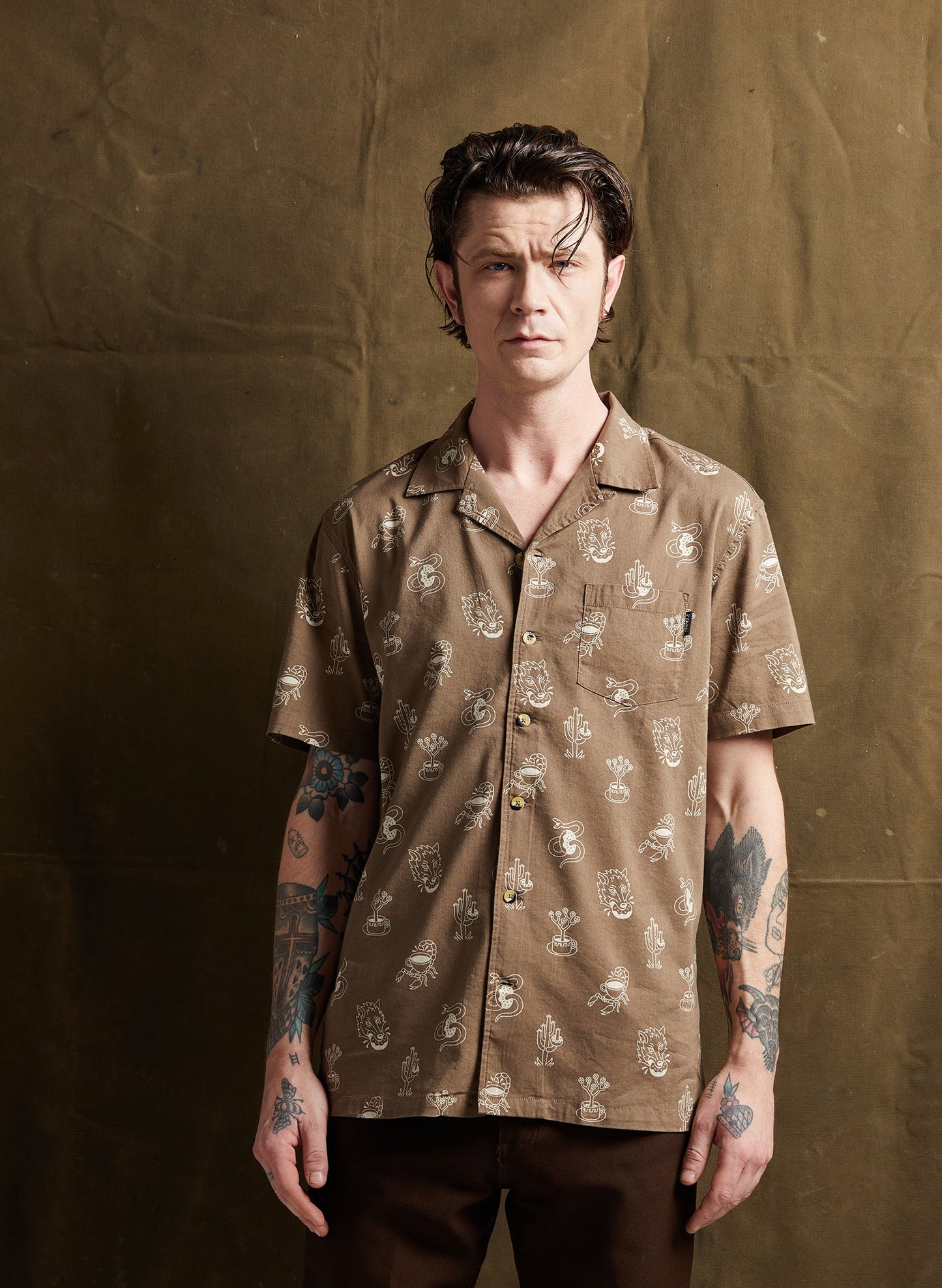 Desert Donuts Button-Up