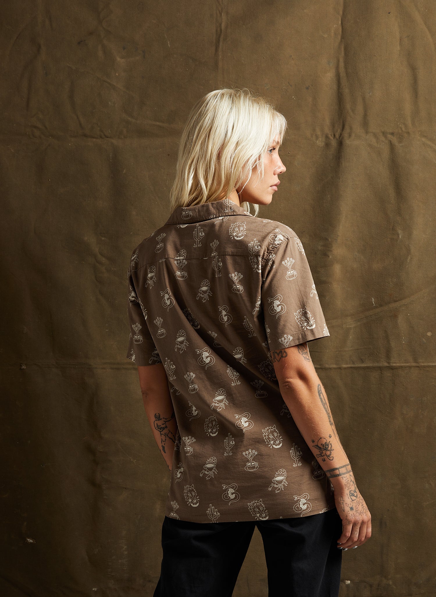 Desert Donuts Button-Up